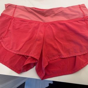 Lululemon pink shorts